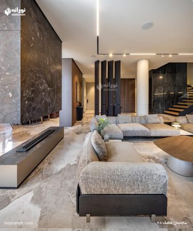 تامین روشنایی و نورپردازی ساختمان فلامک شماره 28 توسط شرکت نورانه