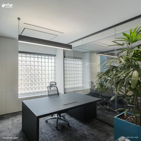 نورپردازی ساختمان اداری شرکت نماد تجارت شالی