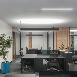 نورپردازی ساختمان اداری شرکت نماد تجارت شالی