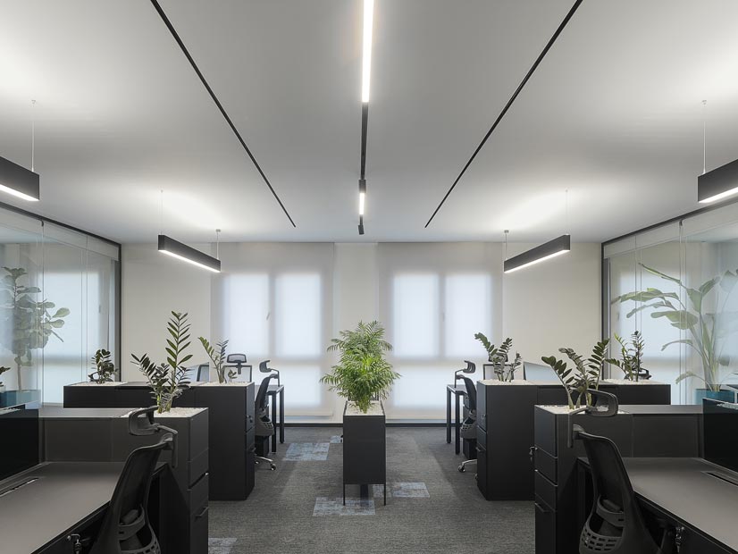 نورپردازی ساختمان اداری شرکت نماد تجارت شالی