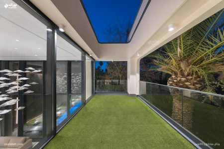 طراحی روشنایی و نورپردازی ویلای بهارنارنج، نورانه