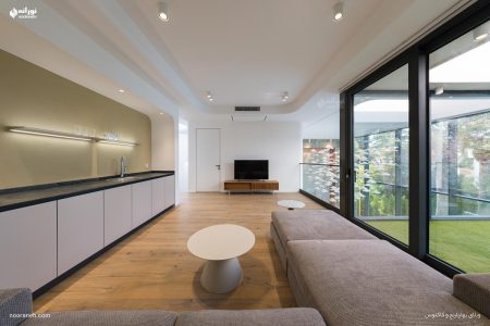 طراحی روشنایی و نورپردازی ویلای بهارنارنج، نورانه