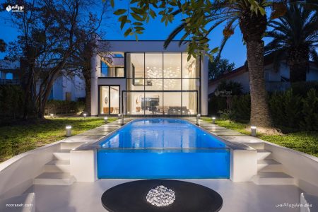 طراحی روشنایی و نورپردازی ویلای بهارنارنج، نورانه