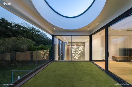 طراحی روشنایی و نورپردازی ویلای بهارنارنج، نورانه