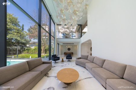 طراحی روشنایی و نورپردازی ویلای بهارنارنج، نورانه