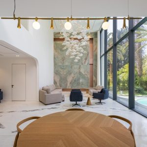 طراحی روشنایی و نورپردازی ویلای بهارنارنج، نورانه