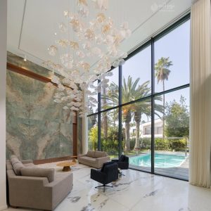 طراحی روشنایی و نورپردازی ویلای بهارنارنج، نورانه