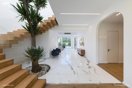 طراحی روشنایی و نورپردازی ویلای بهارنارنج، نورانه