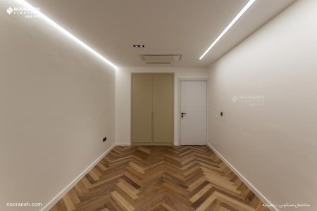 طراحی روشنایی منزل مسکونی زعفرانیه، نورانه